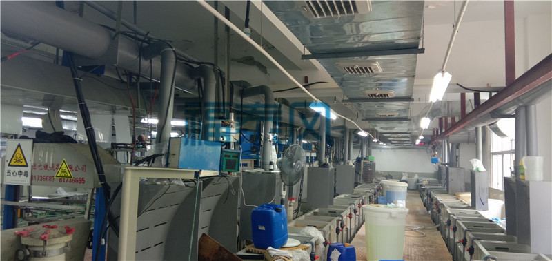 電鍍工廠車(chē)間降溫-案例